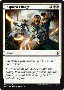 Battle for Zendikar 032/274 Inspired Charge