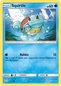 Unbroken Bonds 033/214 Squirtle