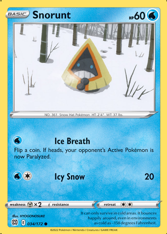 Brilliant Stars 034/172 Snorunt