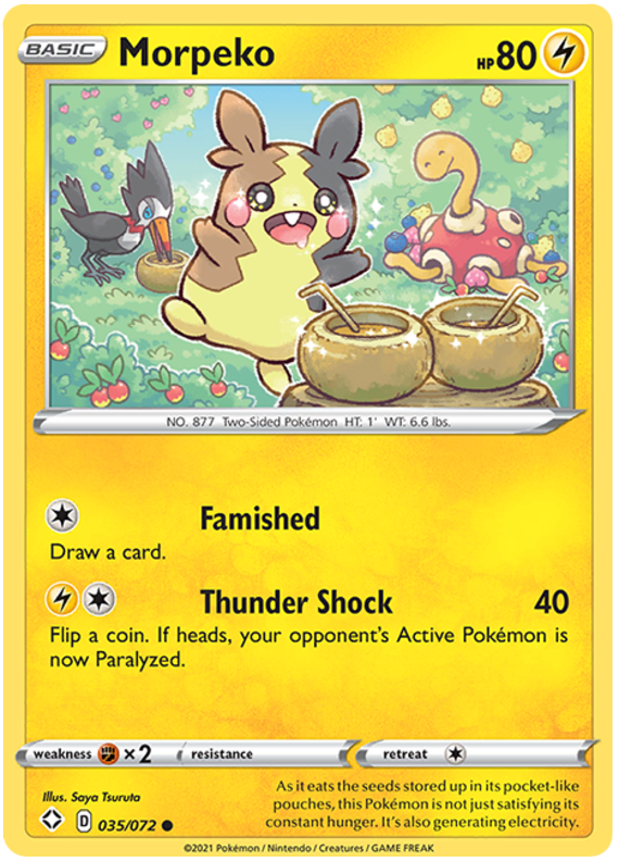 Shining Fates 035/072 Morpeko