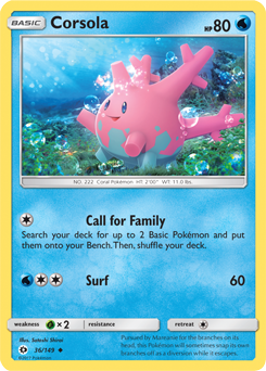 Sun & Moon 036/149 Corsola
