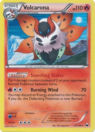 Dark Explorers 022/108 Volcarona (Holo)