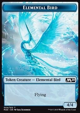 Elemental Bird 004/012 Core Set 2020 Token