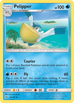 Sun & Moon 038/149 Pelipper