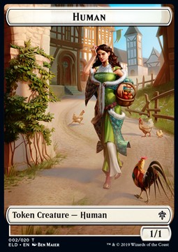 Human 002/020 Throne of Eldraine Token