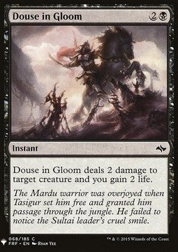 The List - Fates Reforged 068/185 Douse in Gloom