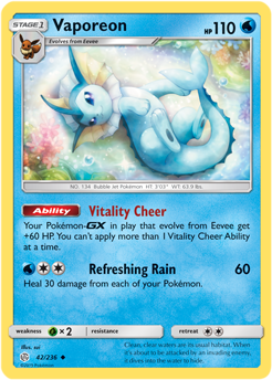 Cosmic Eclipse 042/236 Vaporeon