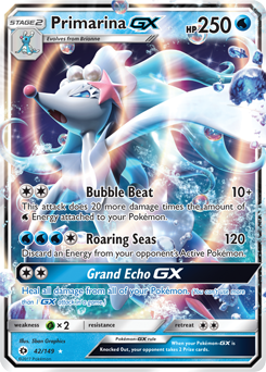 Sun & Moon 042/149 Primarina GX (Half Art)