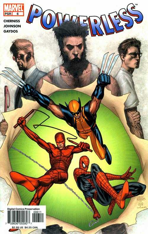 Powerless #6 Marvel Comics (2004)