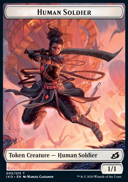 Human Soldier 003/013 Ikoria Lair of the Behemoths Token