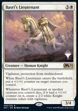 Core Set 2021 009/274 Basri's Lieutenant (Silver Stamped)