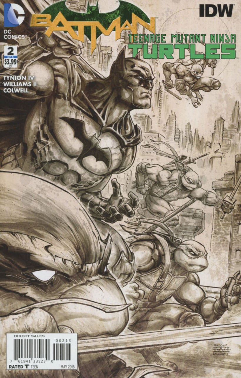 Batman Teenage Mutant Ninja Turtles #2 DC Comics (2016)