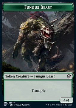 Demon 007/030 - Fungus Beast 015/030 Strixhaven Commander Token