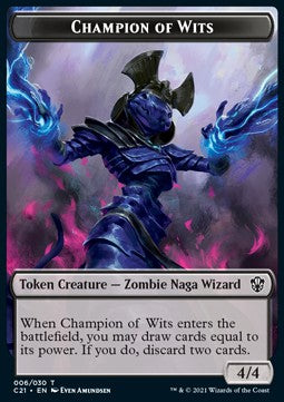 Eldrazi 001/030 - Champion of Wits 006/030 Strixhaven Commander Token