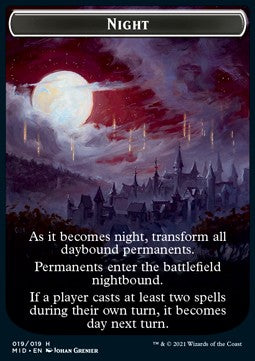 Day 021/021 - Night019/019 Innistrad Midnight Hunt Token