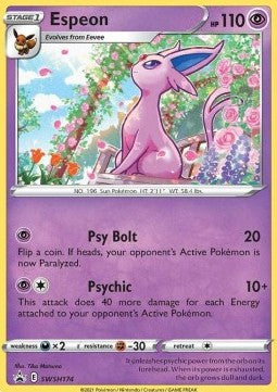 Sword & Shield Promo SWSH174 Espeon (Cosmos Holo)