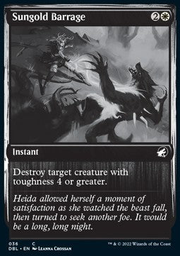Innistrad: Double Feature 036 Sungold Barrage