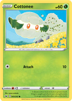 Sword & Shield 005/202 Cottonee