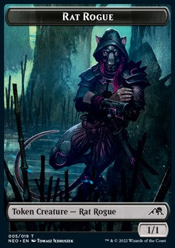 Rat Rogue 005/019 Kamigawa Neon Dynasty Token