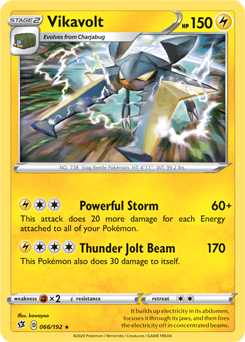 Rebel Clash 066/192 Vikavolt (Holo)