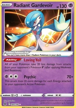 Lost Origin 069/196 Radiant Gardevoir (Ultra Rare)