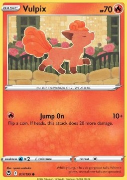 Silver Tempest 017/195 Vulpix