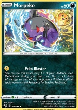 Silver Tempest 116/195 Morpeko (Reverse Holo)