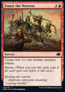 Dominaria Remastered 118/261 Empty the Warrens
