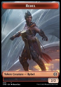 Rebel 005 Phyrexia All Will Be One Token