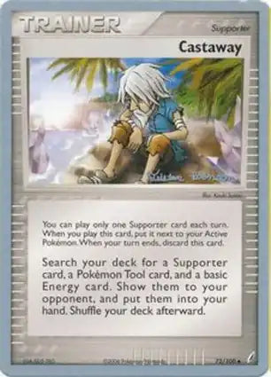 EX Crystal Guardians 072/100 Castaway (World Championships 2008)