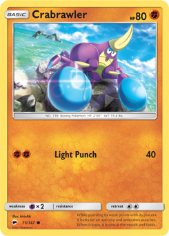Burning Shadows 073/147 Crabrawler