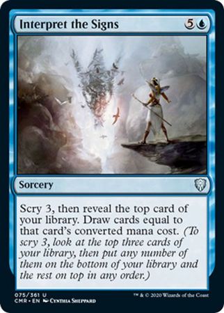 Commander Legends 075/361 Interpret the Signs