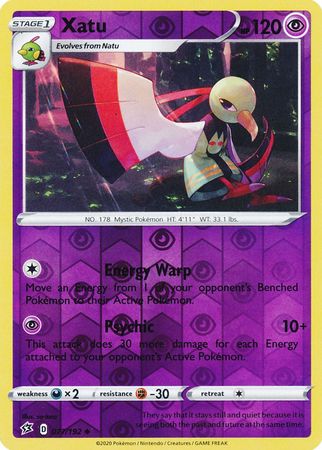 Rebel Clash 077/192 Xatu (Reverse Holo)