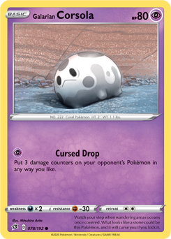 Rebel Clash 078/192 Galarian Corsola