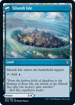 Zendikar Rising 080/280 Silundi Vision//Silundi Isle