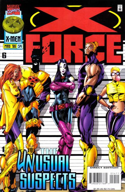 X-Force #54 Marvel Comics (1991)
