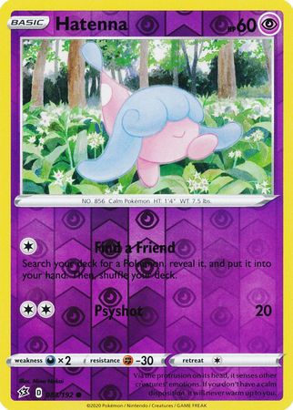 Rebel Clash 083/192 Hatenna (Reverse Holo)