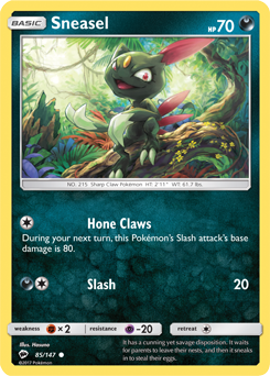 Burning Shadows 085/147 Sneasel
