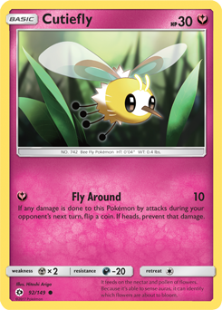 Sun & Moon 092/149 Cutiefly