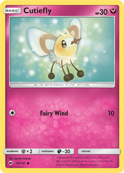 Burning Shadows 095/147 Cutiefly