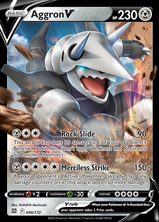 Brilliant Stars 096/172 Aggron V (Half Art)