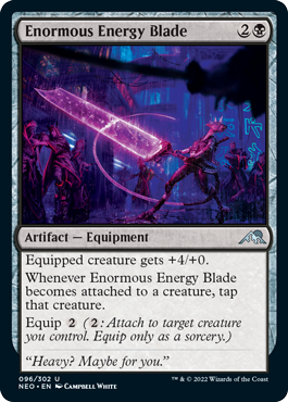 Kamigawa: Neon Dynasty 096/302 Enormous Energy Blade (Foil)