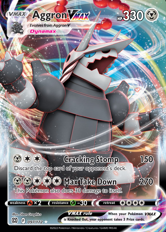 Brilliant Stars 097/172 Aggron VMAX (Full Art)