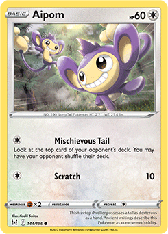 Lost Origin 144/196 Aipom