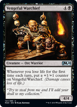 Core Set 2020 121/280 Vengeful Warchief