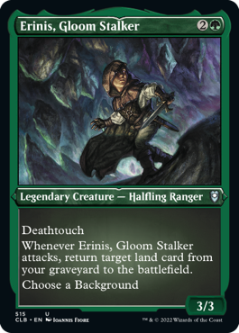 Battle for Baldur's Gate 515 Erinis, Gloom Stalker (Etched Foil)