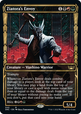 Streets of New Capenna 340 Ziatora's Envoy (Golden Age Frame)