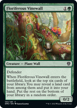 Dominaria United 163/281 Floriferous Vinewall