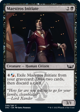 Streets of New Capenna 086/281 Maestros Initiate