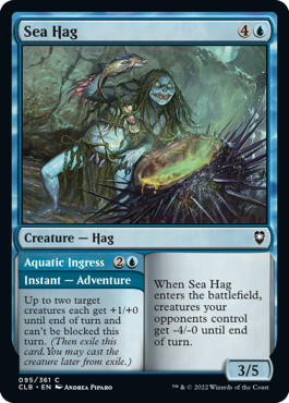 Battle for Baldur's Gate 095/361 Sea Hag//Aquatic Ingress